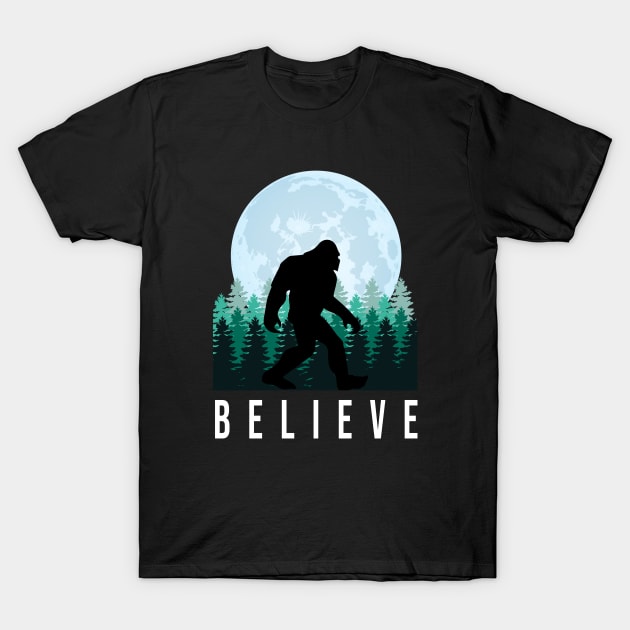 Bigfoot believer T-Shirt by teesumi